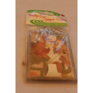 Wallet Size Keytag Add Photo Keyring NWT